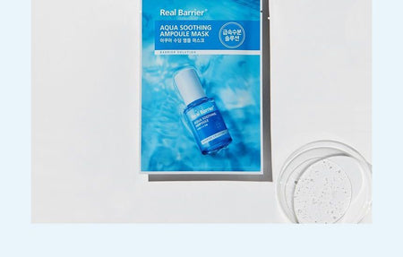 Real Barrier - Aqua Soothing Ampoule Mask Set, 28ml x 10 pcs, 385 g, 8809723784394