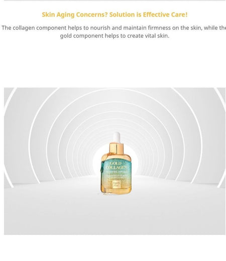 Farm Stay - Gold Collagen Nourishing Ampoule, 35ml, 171 g, 8809595053666