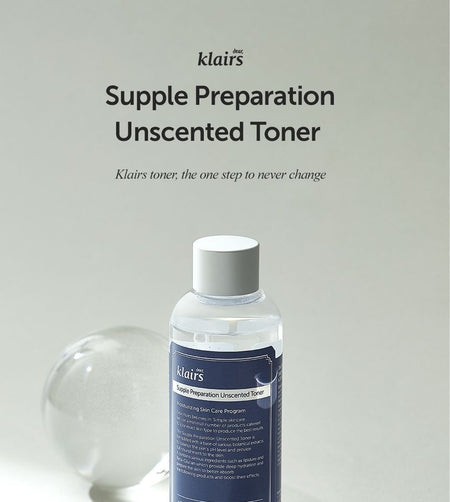 Dear, Klairs - Supple Preparation Unscented Toner MINI, 30ml, 50 g, 8809572890864