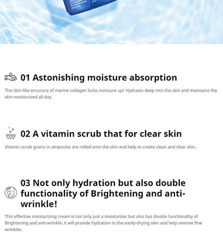 Farm Stay - Collagen Water Full Moist Cream, 100g, 194 g, 8802221001338