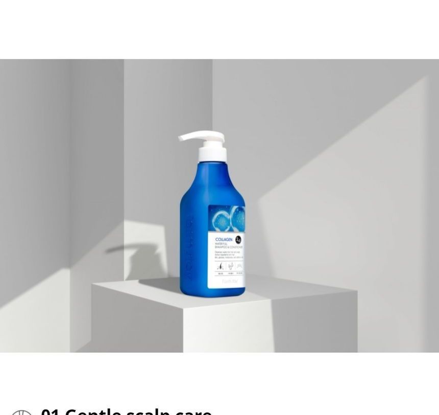 Farm Stay - Collagen Water Full Shampoo & Conditioner, 530ml, 616 g, 8809595053284