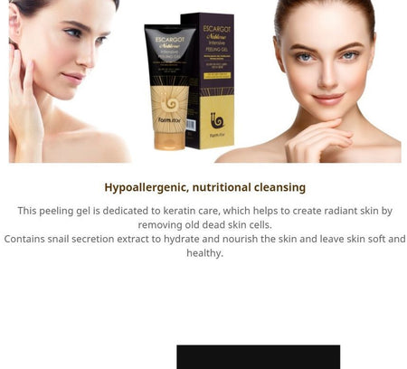 Farm Stay - Escargot Noblesse Intensive Peeling Gel, 180ml, 226 g, 8809469770040