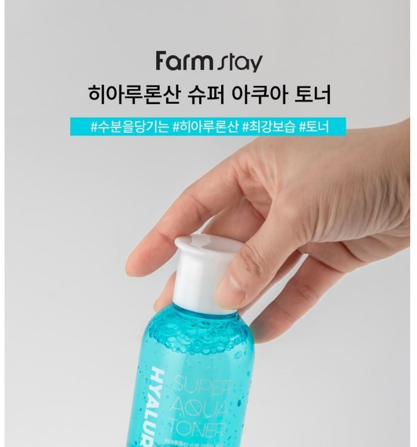 Farm Stay - Hyaluronic Acid Super Aqua Toner, 200ml, 500 g, 8809809800956