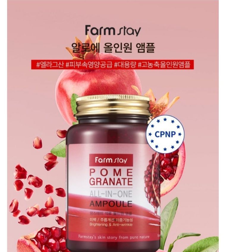 Farm Stay - Pomegranate All-In-One Ampoule, 250ml, 336 g, 8809469772891