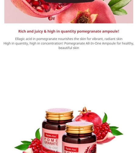 Farm Stay - Pomegranate All-In-One Ampoule, 250ml, 336 g, 8809469772891