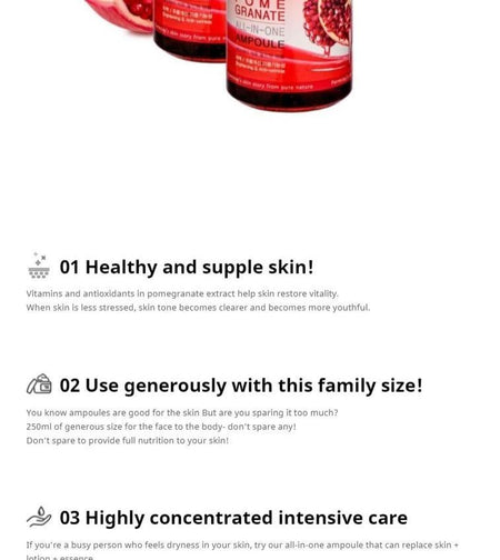 Farm Stay - Pomegranate All-In-One Ampoule, 250ml, 336 g, 8809469772891