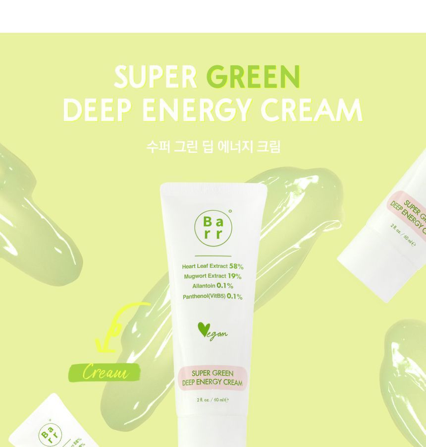 Barr - Super Green Deep Energy Cream, 60ml, 81 g, 8809738313251