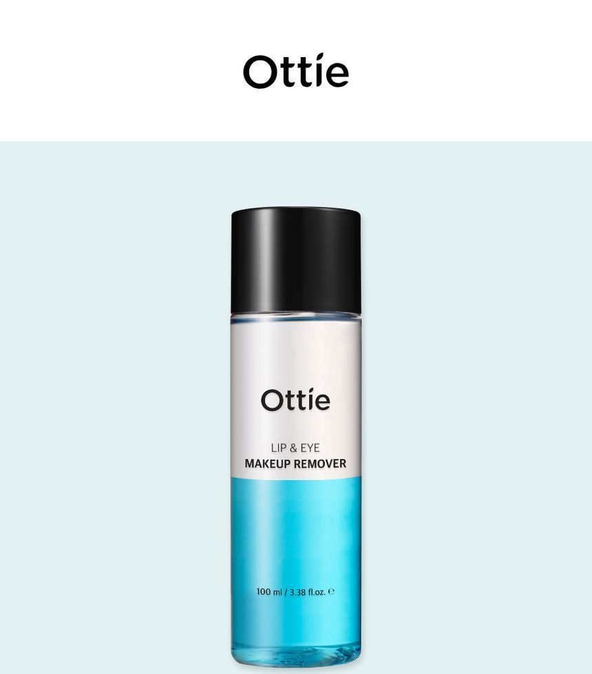 Ottie - Lip & Eye Makeup Remover 100ml, 100ml, 126 g, 8809082732319