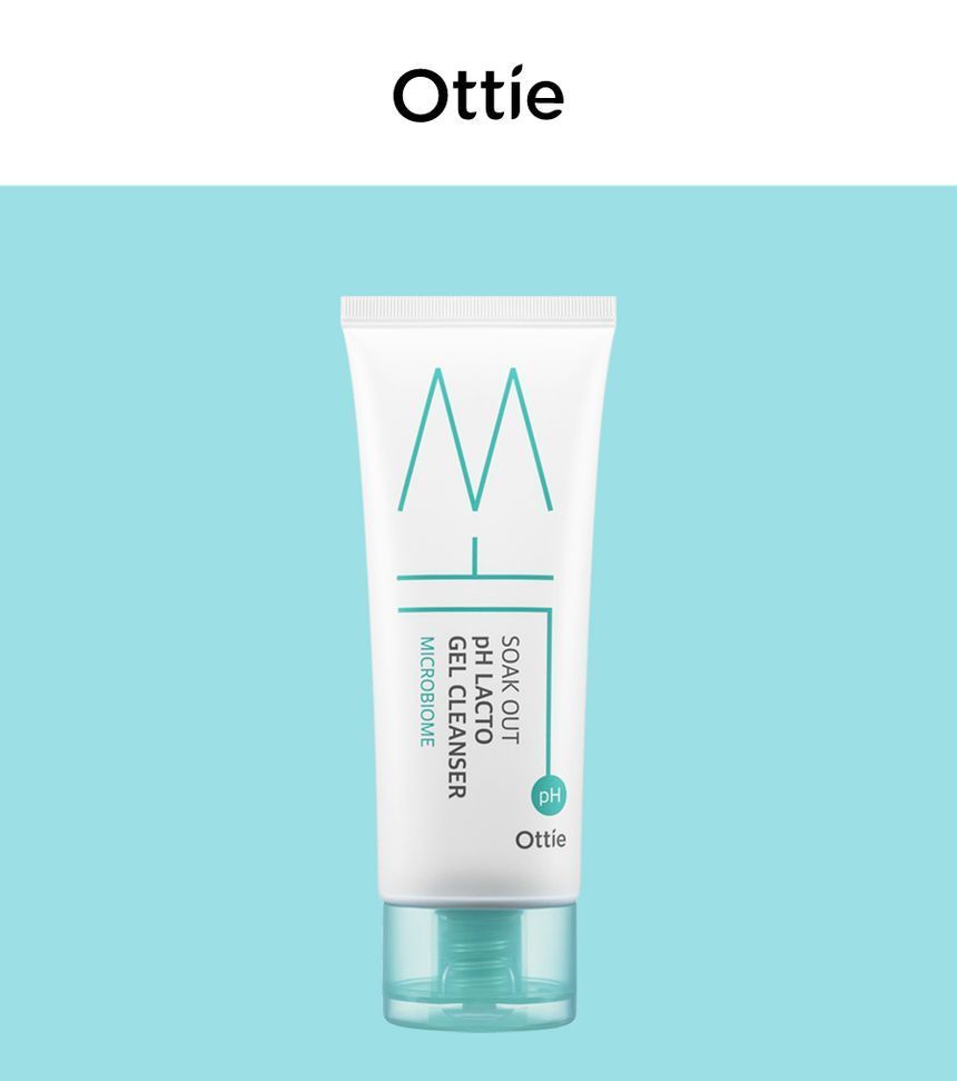 Ottie - Soak out pH Lacto Gel Cleanser, 100ml, 250 g, 8809708710097