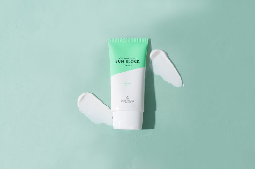 the SKIN HOUSE - UV Protection Sun Block Tea Tree, 50ml, 72 g, 8809080821473