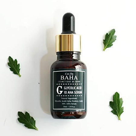 Cos De BAHA - G Glycolic Acid 10 AHA Serum, 30ml, 68 g, 8809240317839