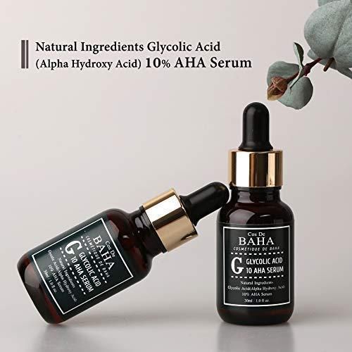 Cos De BAHA - G Glycolic Acid 10 AHA Serum, 30ml, 68 g, 8809240317839