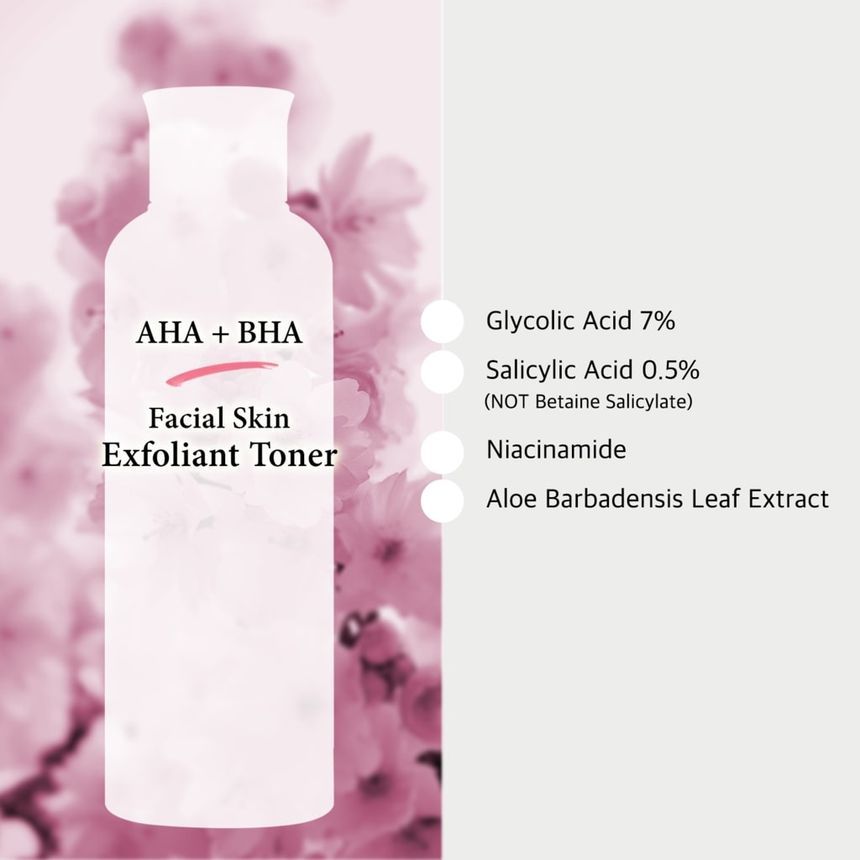 Cos De BAHA - GS AHA BHA Facial Toner, 200ml, 255 g, 8809240318249