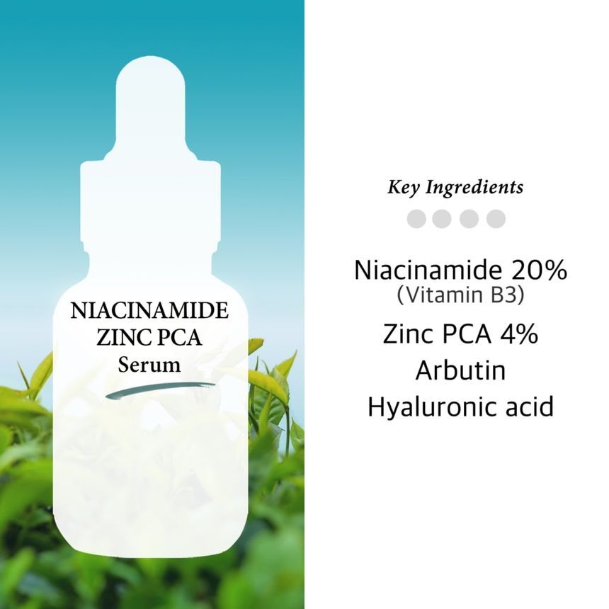 Cos De BAHA - NZ Niacinamide 20 Zinc PCA 4 Serum, 30ml, 68 g, 8809240318409