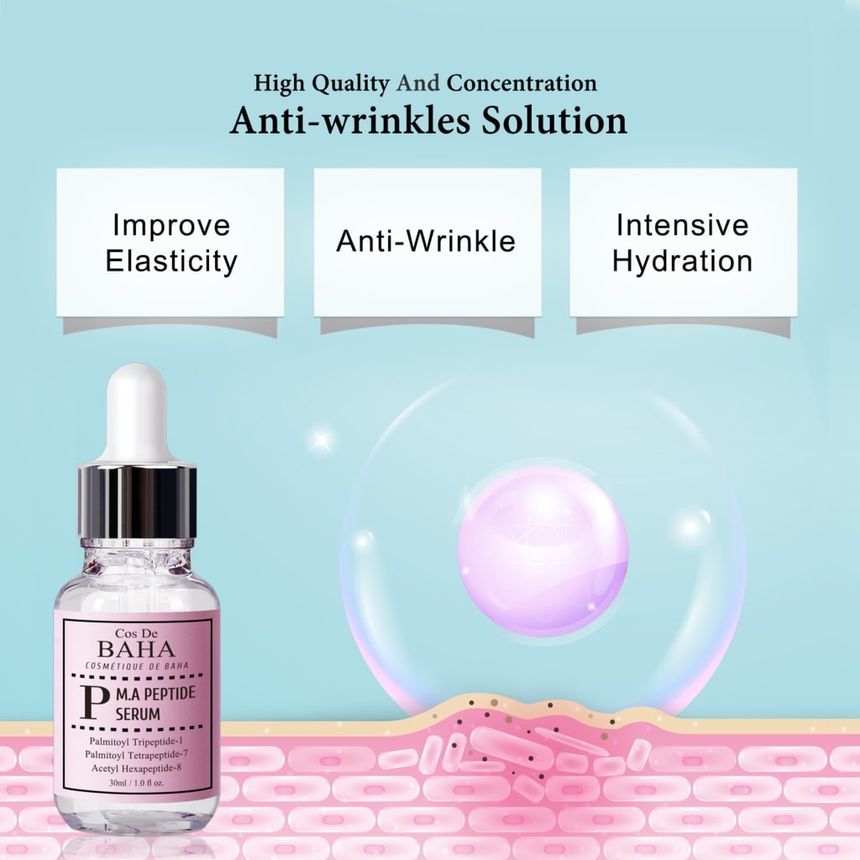 Cos De BAHA - P M.A Peptide Serum, 30ml, 67 g, 8809240317822