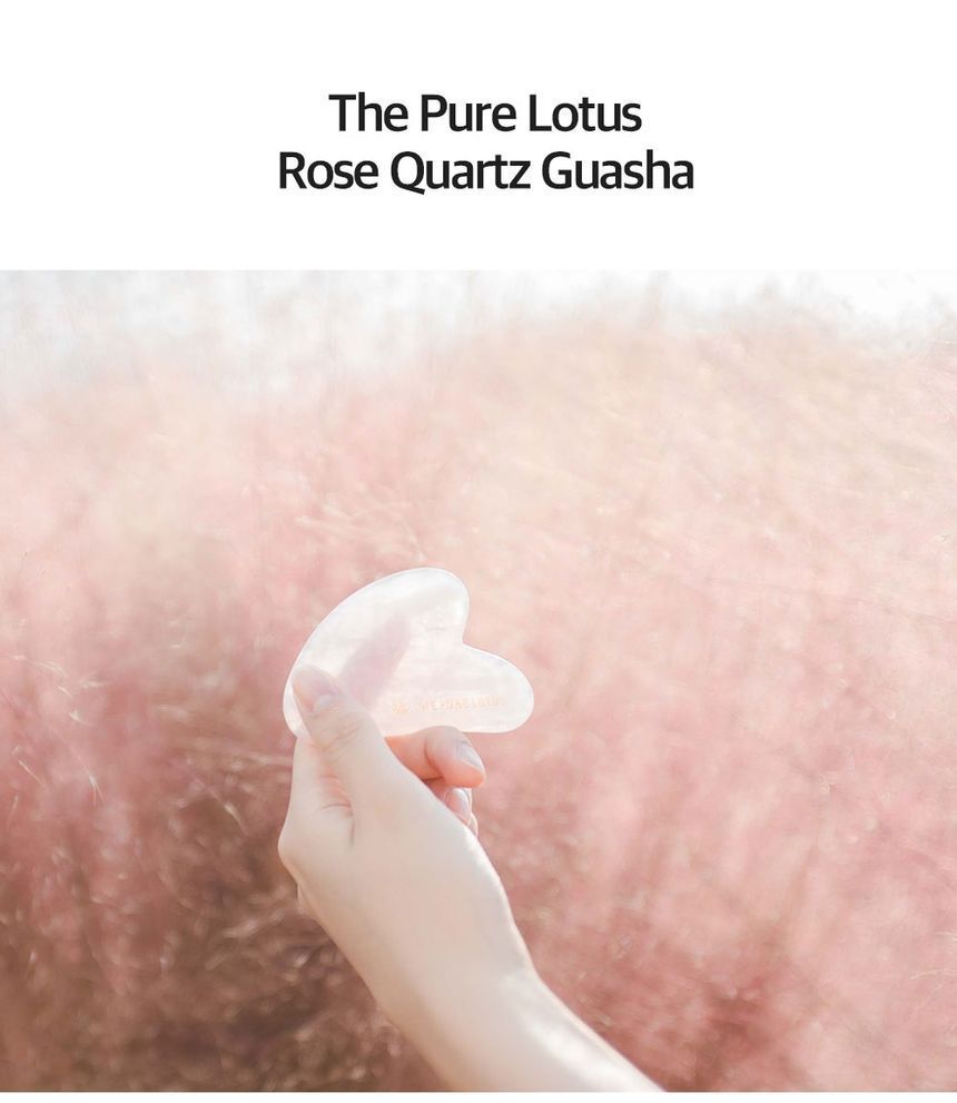 THE PURE LOTUS - Rose Quartz Guasha, 1 pc, 56 g, 8809079209602