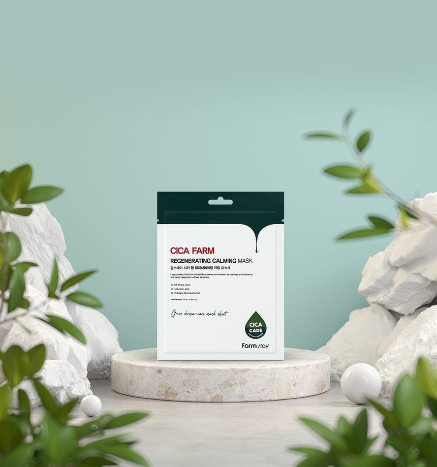 Farm Stay - Cica Farm Regenerating Calming Mask Set, 25ml x 10 pcs, 250 g, 8809783320242