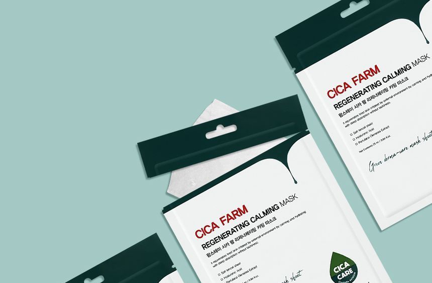 Farm Stay - Cica Farm Regenerating Calming Mask Set, 25ml x 10 pcs, 250 g, 8809783320242