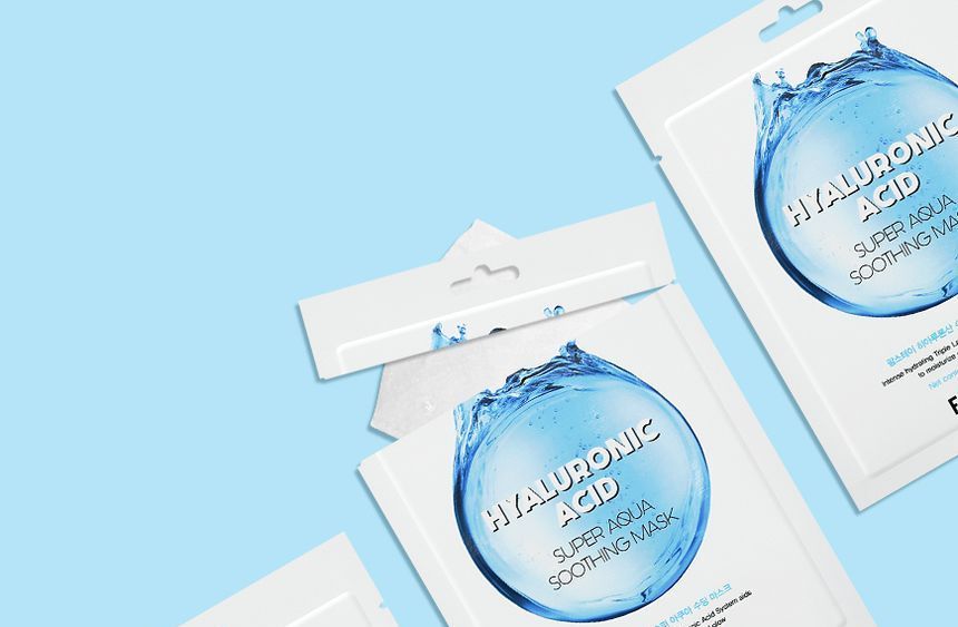 Farm Stay - Hyaluronic Acid Super Aqua Soothing Mask Set, 25ml x 10 sheets, 371 g, 8809783320228