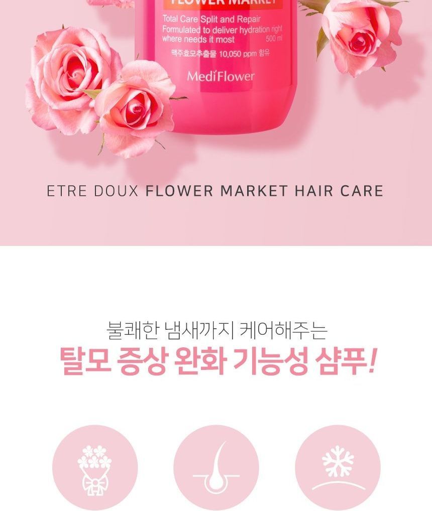 MediFlower - Etre Doux Flower Market Shampoo, 500ml, 578 g, 8809731950613