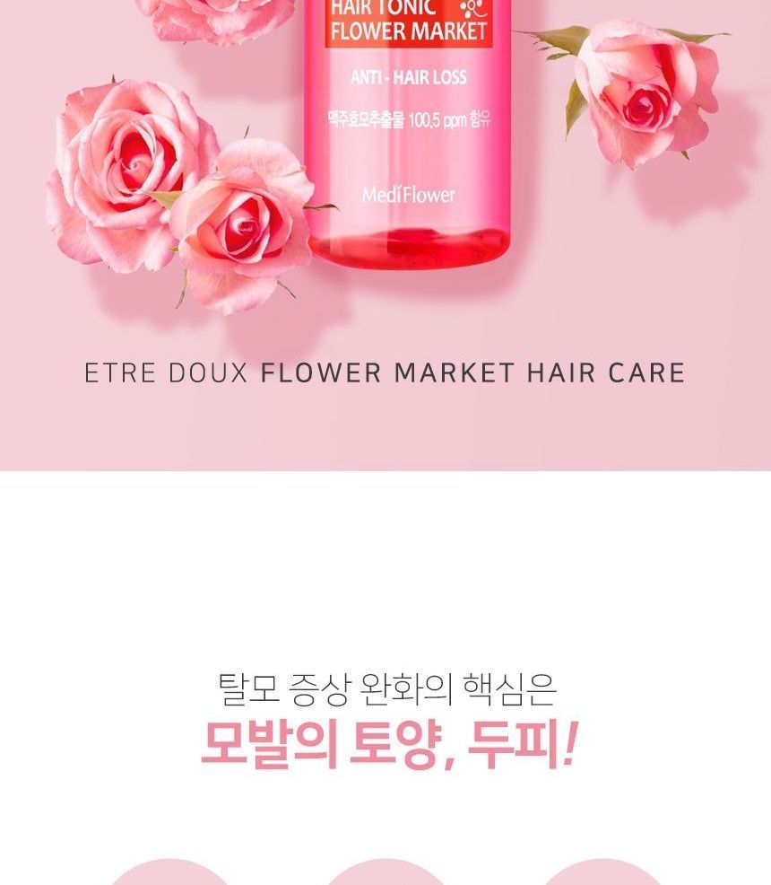 MediFlower - Etre Doux Flower Market Hair Tonic, 100ml, 134 g, 8809731950637
