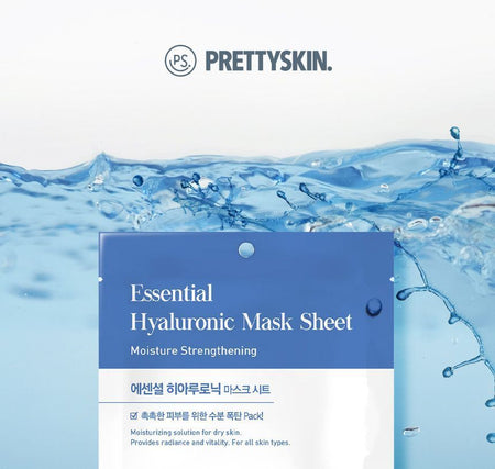 Pretty skin - Essential Hyaluronic Mask Sheet, 25ml x 1 pc, 90 g, 