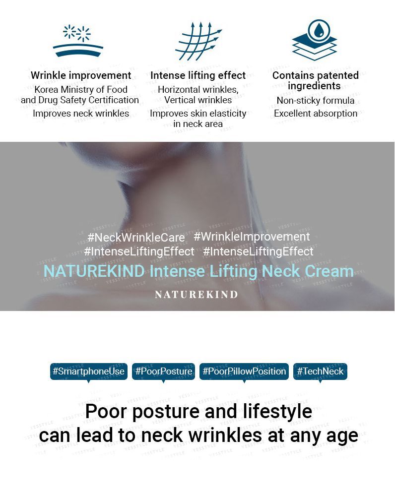 NATUREKIND - Intense Lifting Neck Cream, 50g, 70 g, 8809665912664
