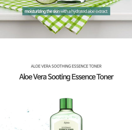 esfolio - Soothing Essence Toner Aloe Vera, 400ml, 453 g, 8809386880853