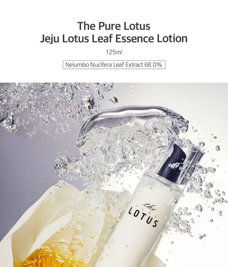 THE PURE LOTUS - Jeju Lotus Leaf Essence Lotion, 125ml, 212 g, 8809079206847