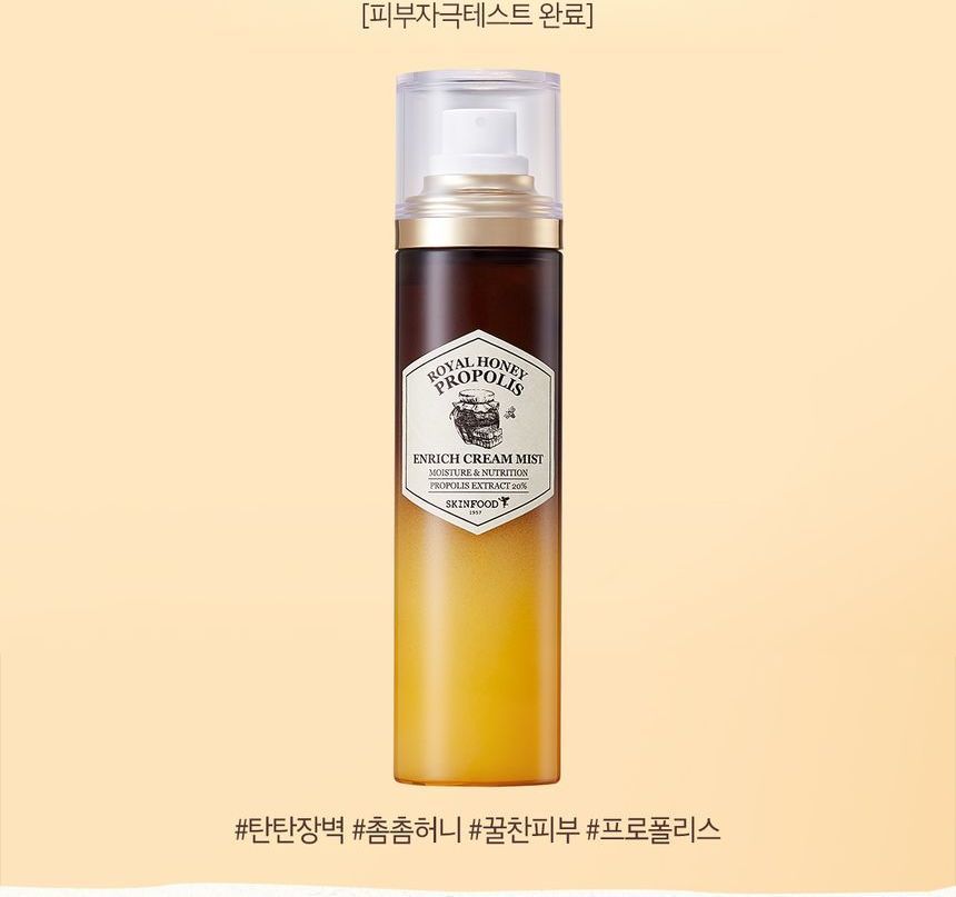 SKINFOOD - Royal Honey Propolis Enrich Cream Mist, 120ml, 188 g, 8809153107732