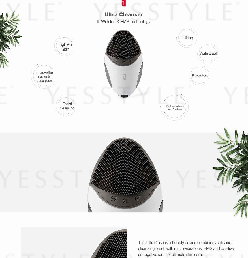 LIFETRONS - Ultra Cleanser With Ion & EMS Technology, 1 pc, 188 g, 6925327388584