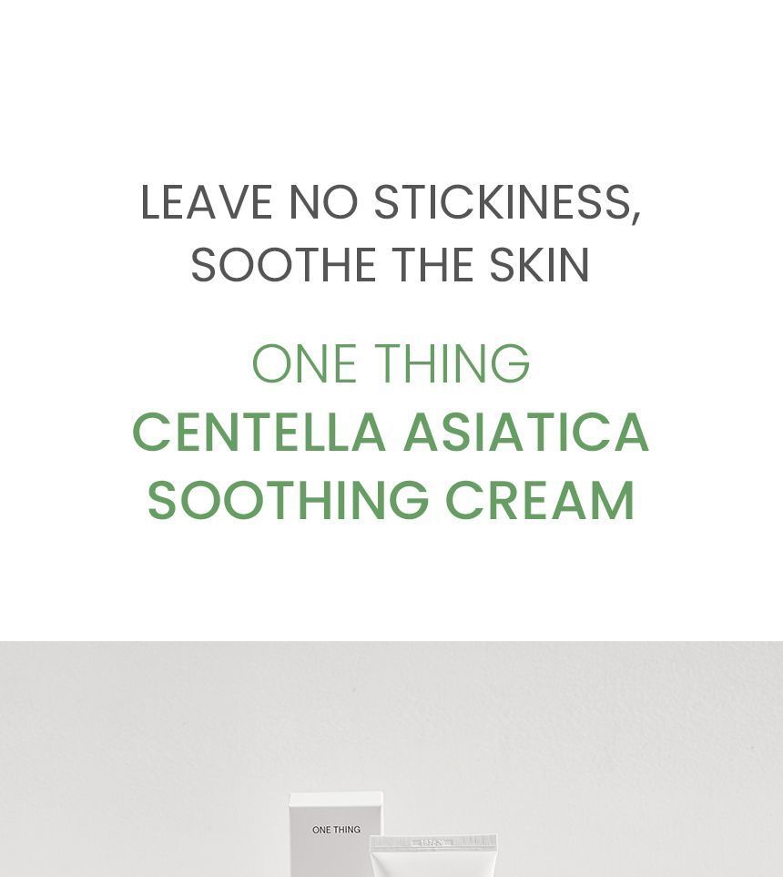 ONE THING - Centella Soothing Cream, 100ml, 135 g, 8809704190343