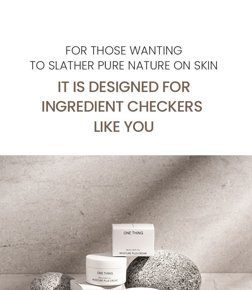 ONE THING - Moisture Plus Cream, 50ml, 105 g, 8809416472089