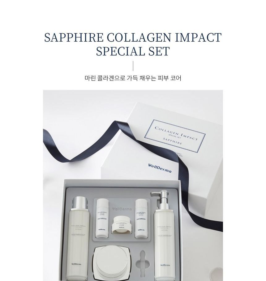 WellDerma - Sapphire Collagen Impact Special Set, 6 pcs, 1263 g, 8809502184179