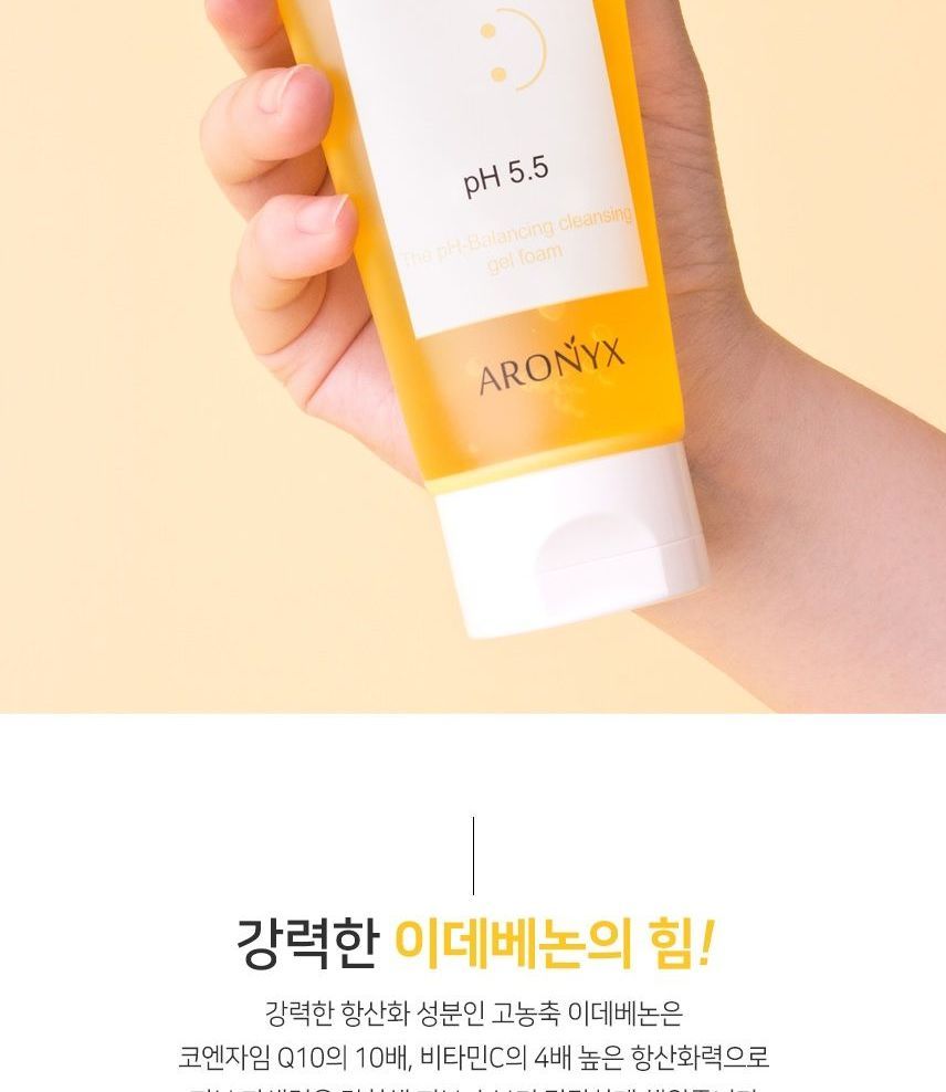 MediFlower - ARONYX Idebenone Cleansing Gel Foam, 150ml, 175 g, 8809731950644
