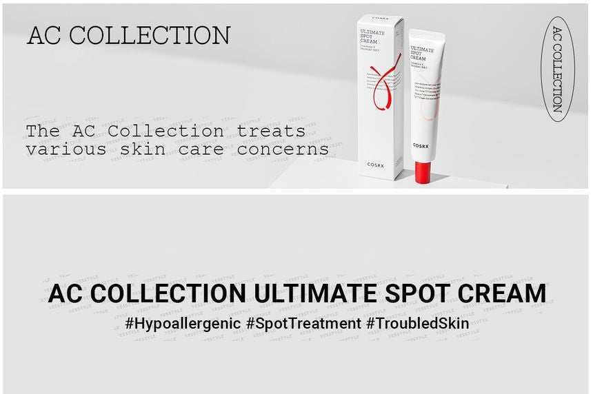 COSRX - AC Collection Ultimate Spot Cream, 30g, 46 g, 8809598450165