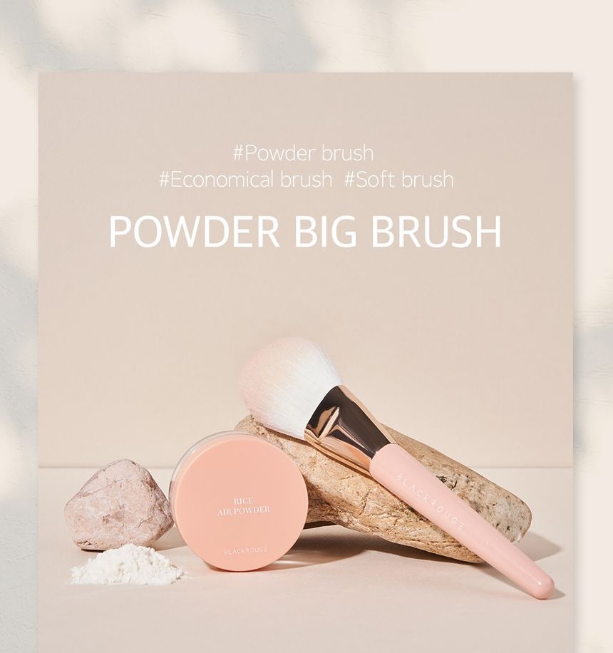 BLACK ROUGE - Powder Big Brush, 1 pc, 38 g, 8809464343348