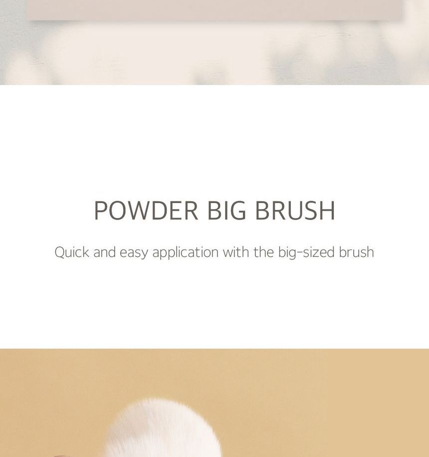 BLACK ROUGE - Powder Big Brush, 1 pc, 38 g, 8809464343348