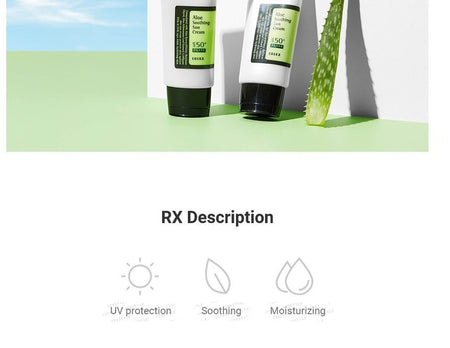 COSRX - Aloe Soothing Sun Cream, 50ml, 75 g, 8809416470191