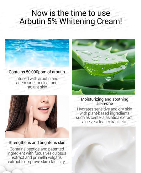 TOSOWOONG - Arbutin 5% Whitening Cream, 50g, 76 g, 8809179106009