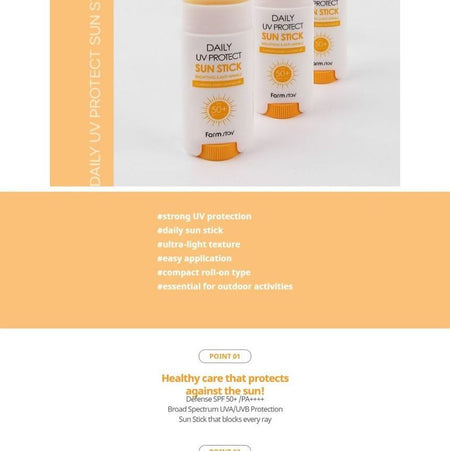 Farm Stay - Daily UV Protect Sun Stick, 16g, 50 g, 8809595054335