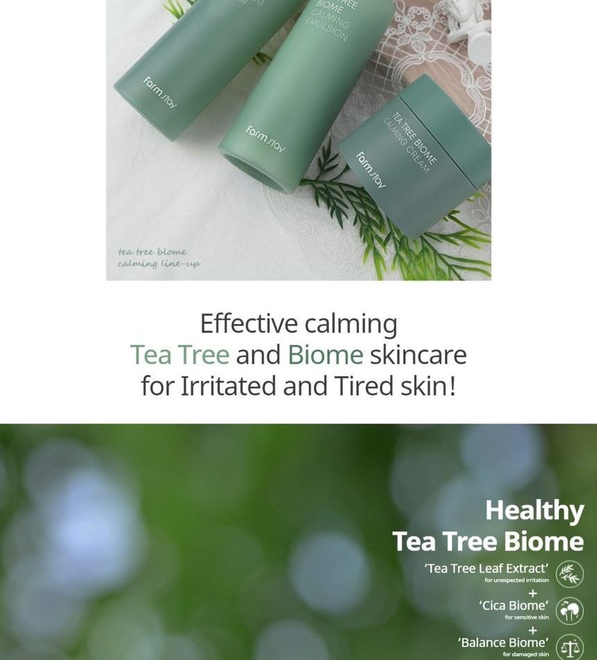 Farm Stay - Tea Tree Biome Calming Toner, 200ml, 500 g, 8809783320655