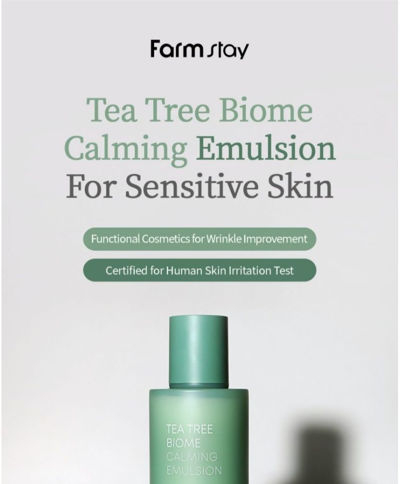 Farm Stay - Tea Tree Biome Calming Emulsion, 200ml, 500 g, 8809783321409