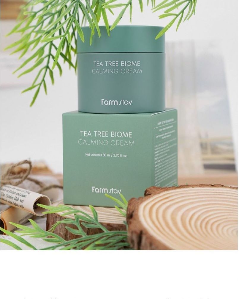 Farm Stay - Tea Tree Biome Calming Cream, 80ml, 204 g, 8809783321416