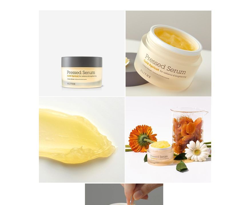 BLITHE - Pressed Serum #Gold Apricot 50ml, 50ml, 180 g, 8809501660148