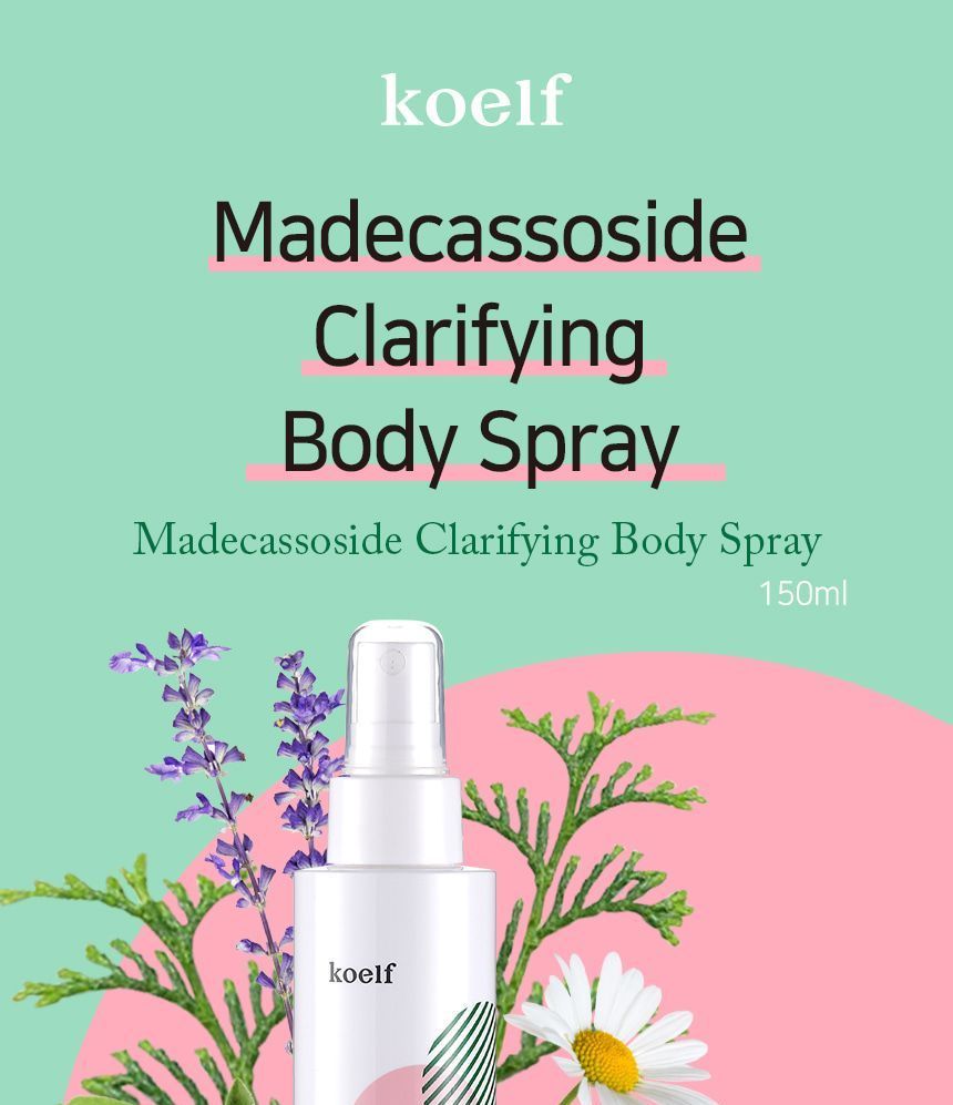 PETITFEE - Koelf Madecassoside Clarifying Body Spray 150ml, 150ml, 202 g, 8809508850245