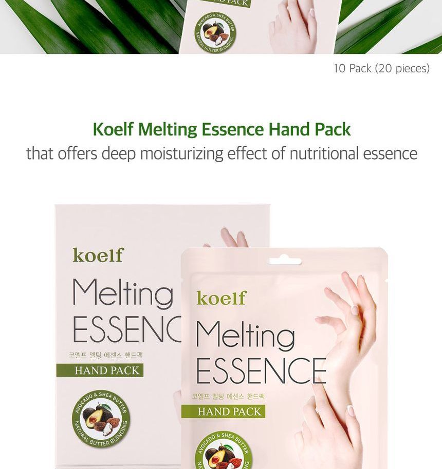 PETITFEE - koelf Melting Essence Hand Pack Set, 14g x 10 pcs, 327 g, 8809239803350