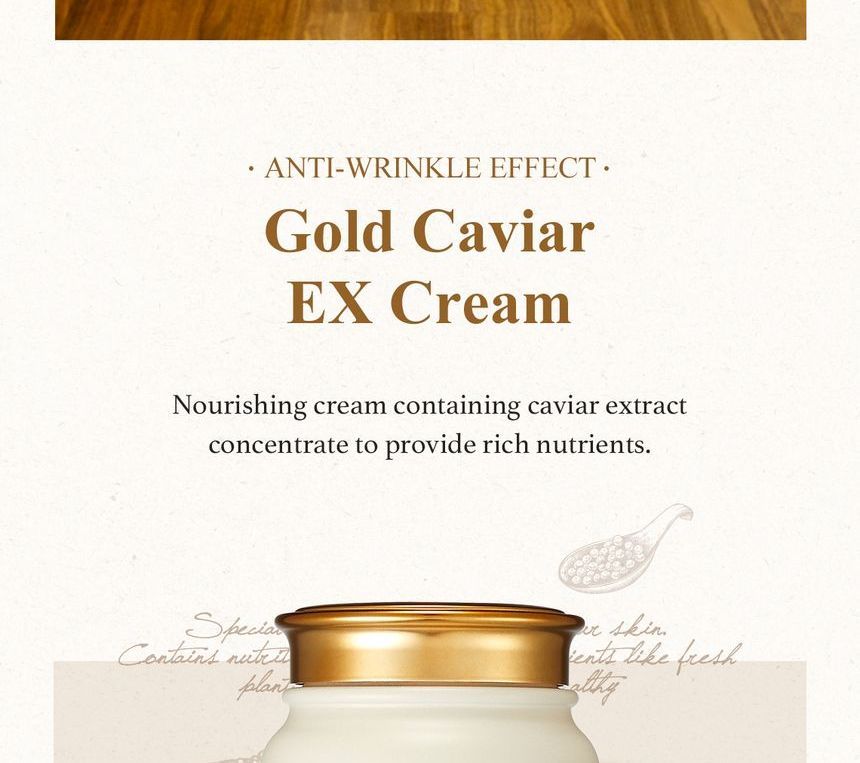 SKINFOOD - Gold Caviar EX Cream, 50ml, 181 g, 8809153102973