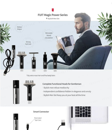 LIFETRONS - FUIT Magic Power Series Stylish Beauty Men Set, 5 pcs, 700 g, 6925327301507