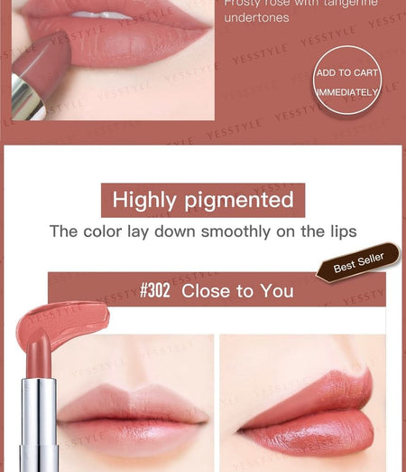 Ready to Shine - Crush On You Creamy Matte Lipstick 302 Close To You, 4g, 60 g, 4715104200794